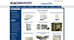 Desktop Screenshot of aastorefixtures.com